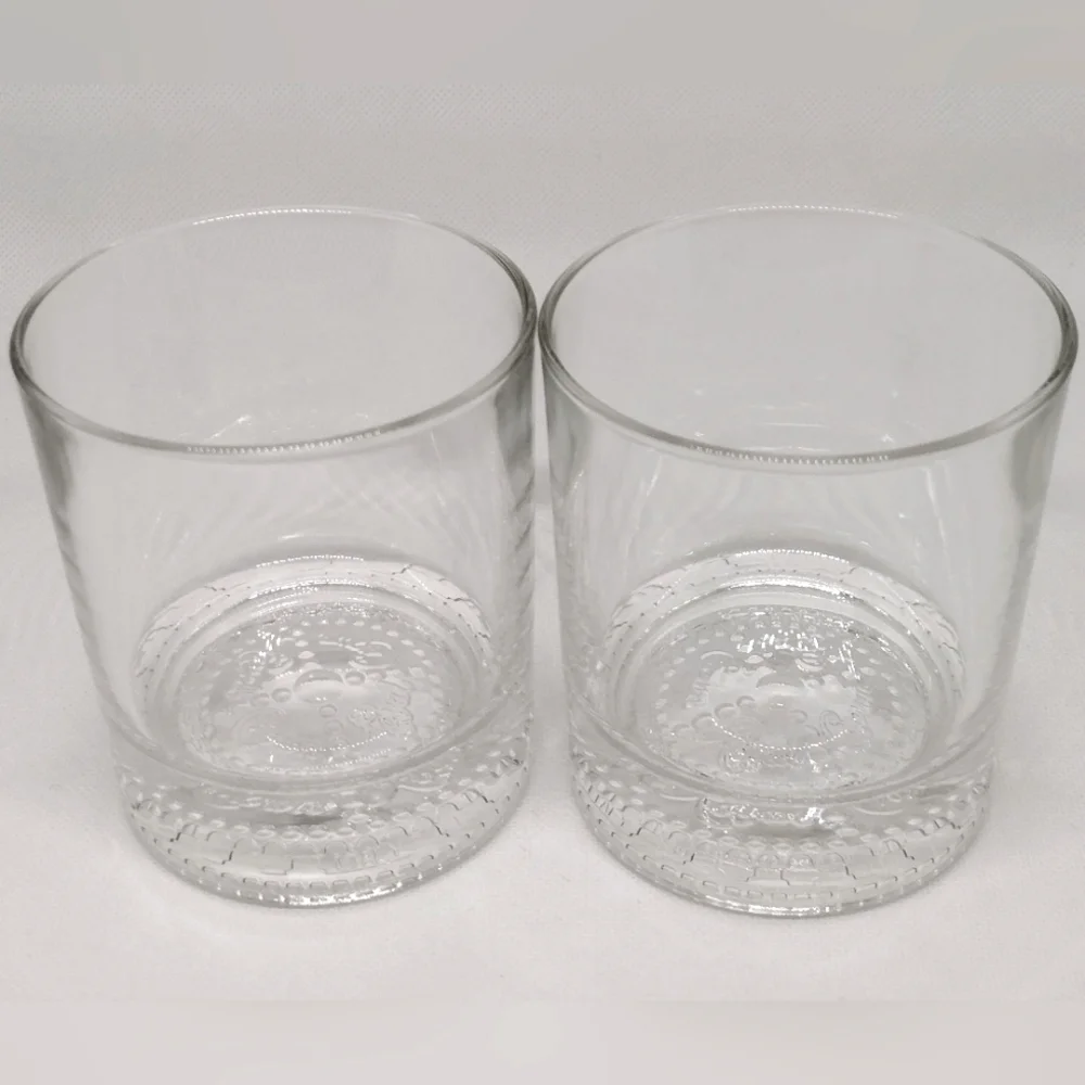 Vintage Crown Royal Whiskey‎ Rocks Low-ball Glasses Set of 2